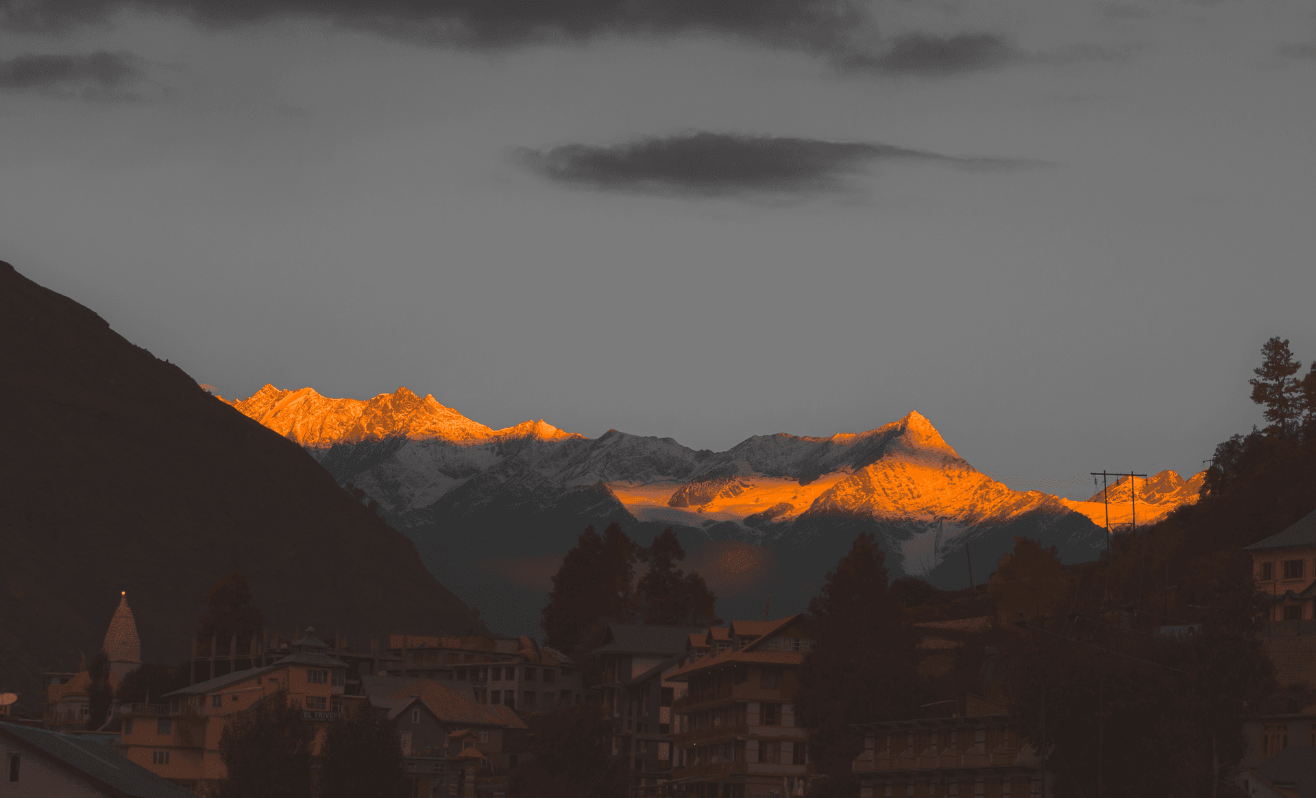 Snowbound peaks of the Pir Panjal range